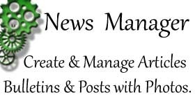 News Bulletin Manager. Click to View Product...
